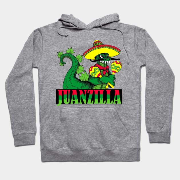 Juanzilla Hoodie by inkninja